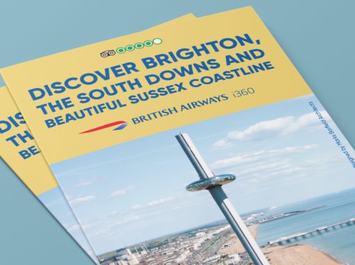 Leaflet campaign for British Airways i360 Brighton