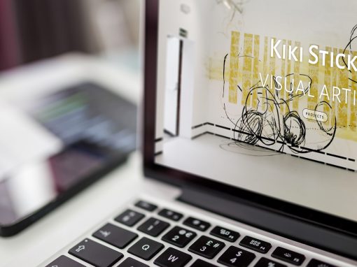 Showcase gallery website for renowned Saatchi artist