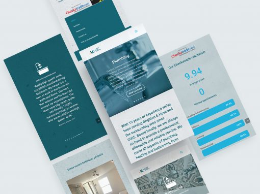 Refreshing website design for plumbing, heating and bathroom specialist