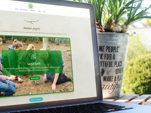 A website promoting therapeutic outdoor activities across Sussex