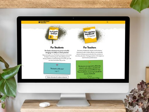 Website and online shop for literacy learning resources