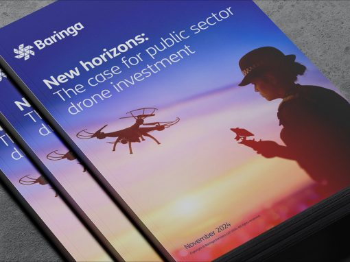 Report design for influential consulting on drone tech investment