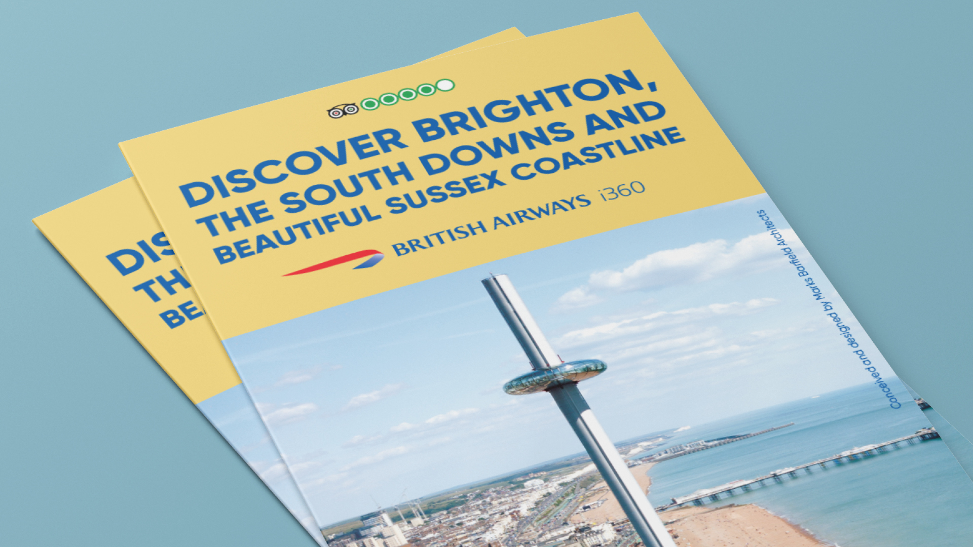 Leaflet campaign for British Airways i360 Brighton — McQ Design